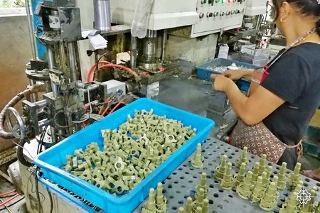 wax pattern produced